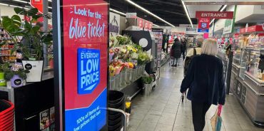 digital screens in grocery retail